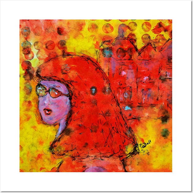 Red Hot Summer Girl Wall Art by ClaireBull